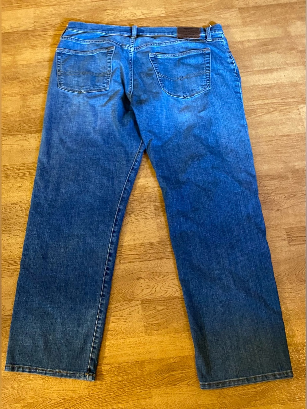 Lucky Brand 221 Original Straight Jeans Men 38x32 Medium Wash Stretch